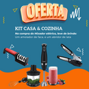 Kit Casa & Cozinha: Mixer Elétrico em Aço Inoxidável 3 em 1 220V + Afiador de facas e Abridor de latas