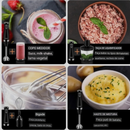 Kit Casa & Cozinha: Mixer Elétrico em Aço Inoxidável 3 em 1 220V + Afiador de facas e Abridor de latas