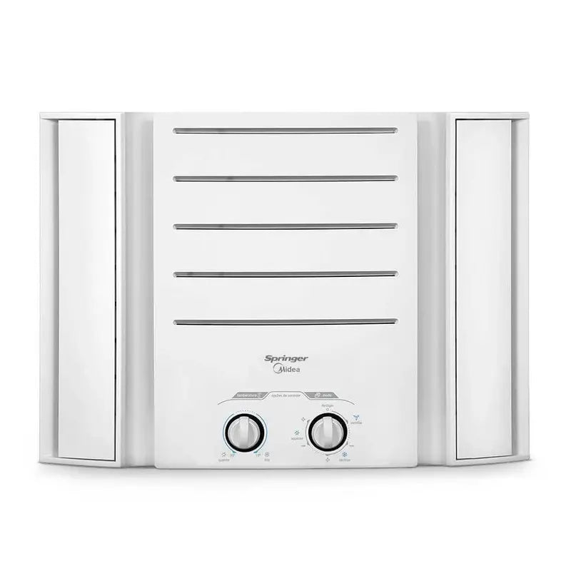 Ar Condicionado De Janela Springer Midea 7.500 BTU/h Quente e Frio Monofásico Mecânico Branco QQK075BB – 220V