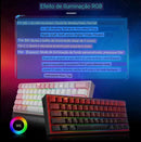 REDRAGON Fizz K617 RGB USB Mini Teclado Mecânico