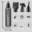 Aparador De Barba 4 Em 1 Recarregável