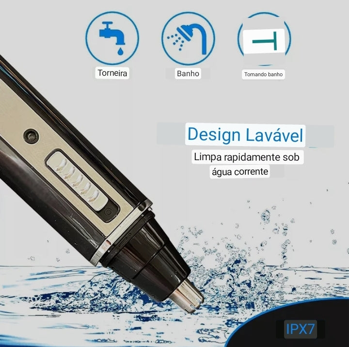 Aparador De Barba 4 Em 1 Recarregável