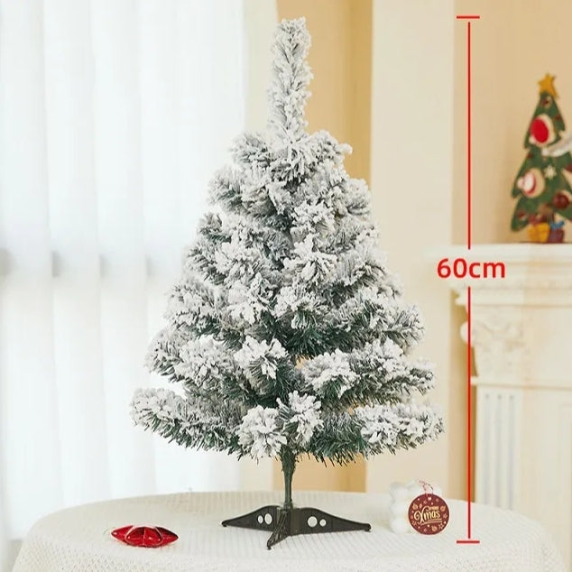 Árvore de Natal Branco Neve ponta de agulha