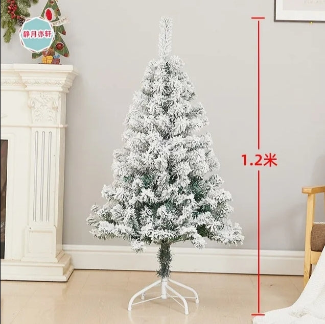 Árvore de Natal Branco Neve ponta de agulha