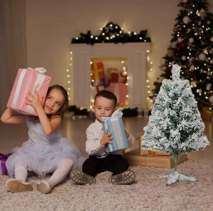 Árvore de Natal Branco Neve ponta de agulha