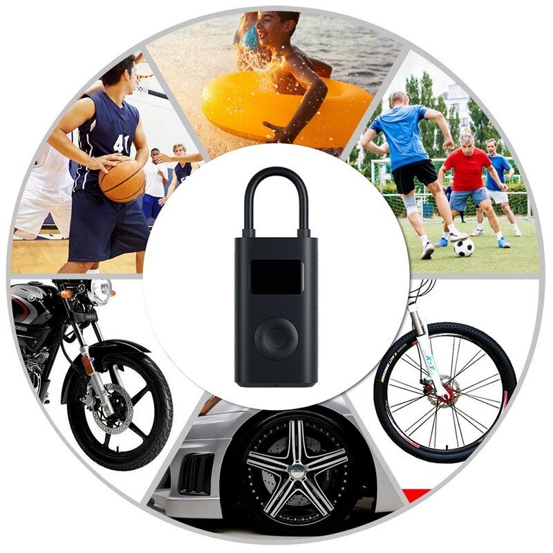 Xiaomi Mijia Portable Electric AirCompressor 1S/2 AirPump Tire Sensor Mi Inflatable Treasure for Motorcycle Car Soccer