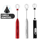 Batedor Misturador Mixer Elétrico para Bebidas Leite Café Clara de Ovo 2 em 1