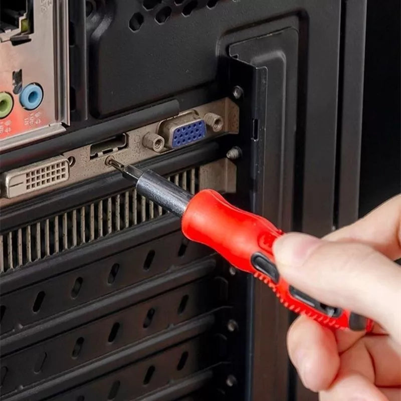 Kit Jogo Ferramenta 31 Peças Chaves Alen Torx Fenda Philips Pontas Chaves Diversas