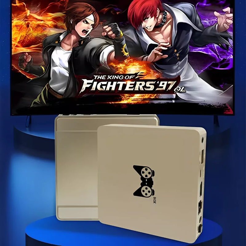 Game Box Contém 12000 Jogos + Tv Sistema Duplo 4k Tv Box Gaming Controle Android