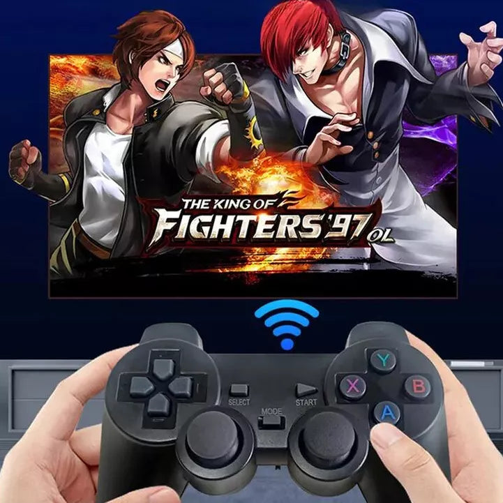 Game Box Contém 12000 Jogos + Tv Sistema Duplo 4k Tv Box Gaming Controle Android