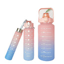 Garrafa para academia coloridas com frases Motivaciona