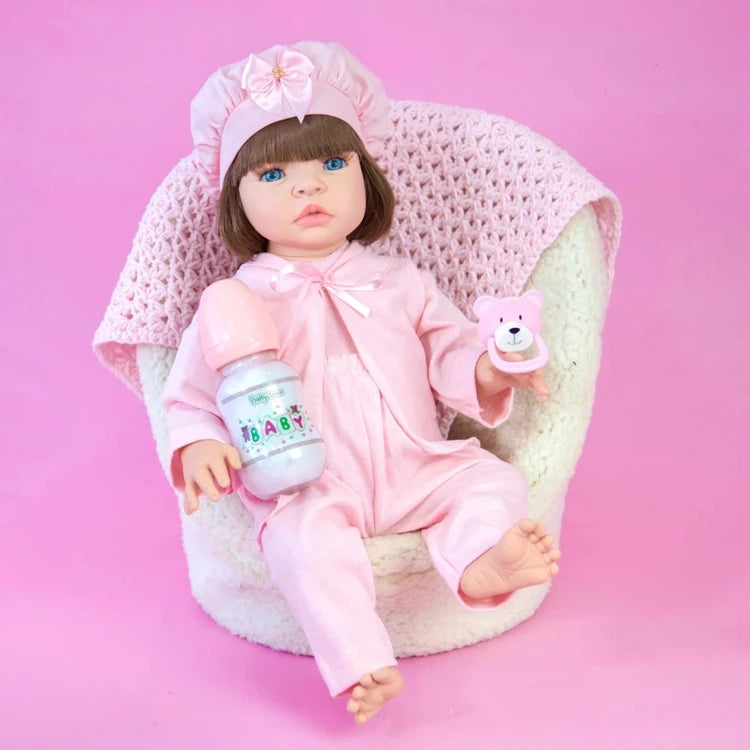 Bebê reborn realista de silicone