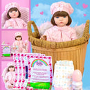 Bebê reborn realista de silicone