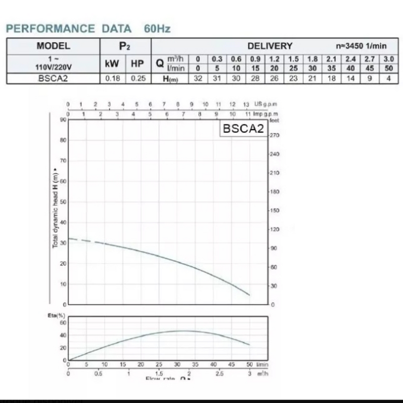 Bomba Submersa Caneta Palito 1/4hp 2,5  Intech Machine Bsca2 Voltagem 220v