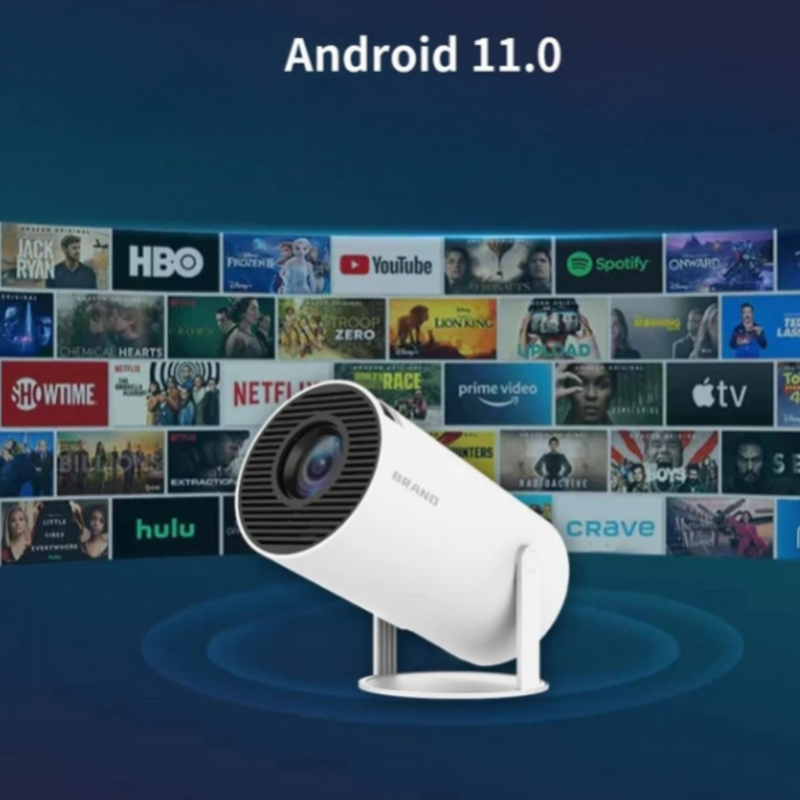 Mini projetor portátil 4k