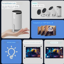 Mini projetor portátil 4k