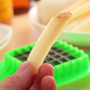 Cortador de batatas fritas e legumes, prática,  fácil.