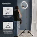 Aro de Lâmpada Led com Suporte para Celular Suporte Tripé