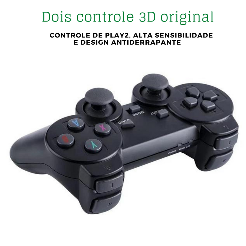 Video-Game Retro 4K 10000 jogos console de videogame , duplos controladores