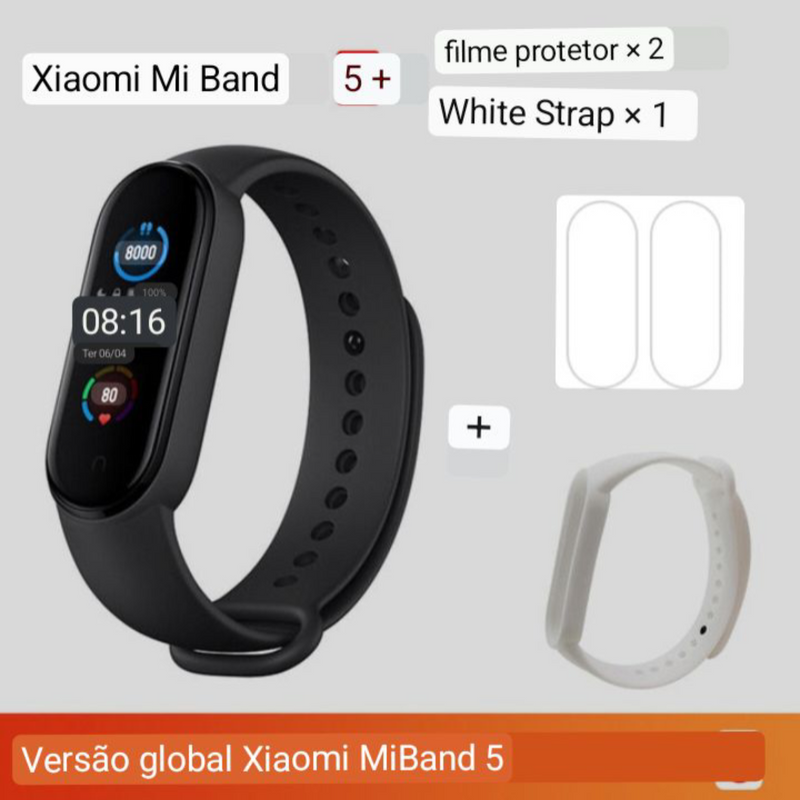 Xiaomi Mi Band 5 Pulseira Inteligente 5 Cores