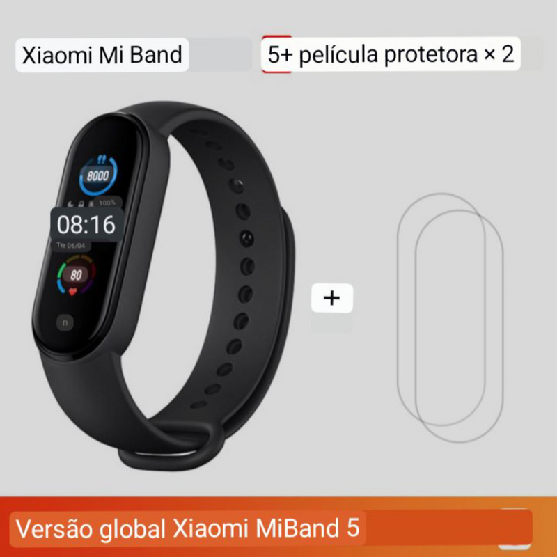 Xiaomi Mi Band 5 Pulseira Inteligente 5 Cores