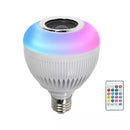 Lampada Bluetooth led caixa de som com controle Remoto 12w Rgb luz colorida