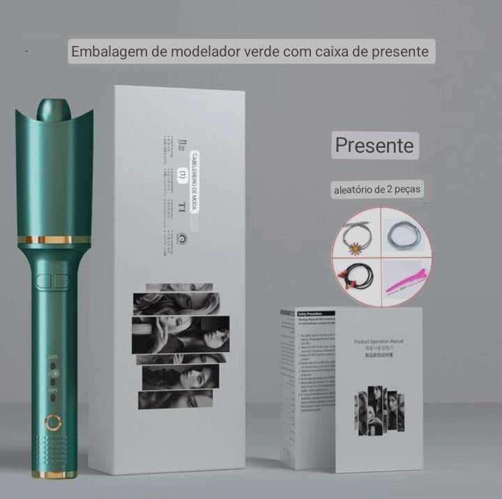 Modelador de cabelo para fazer cachos automático .