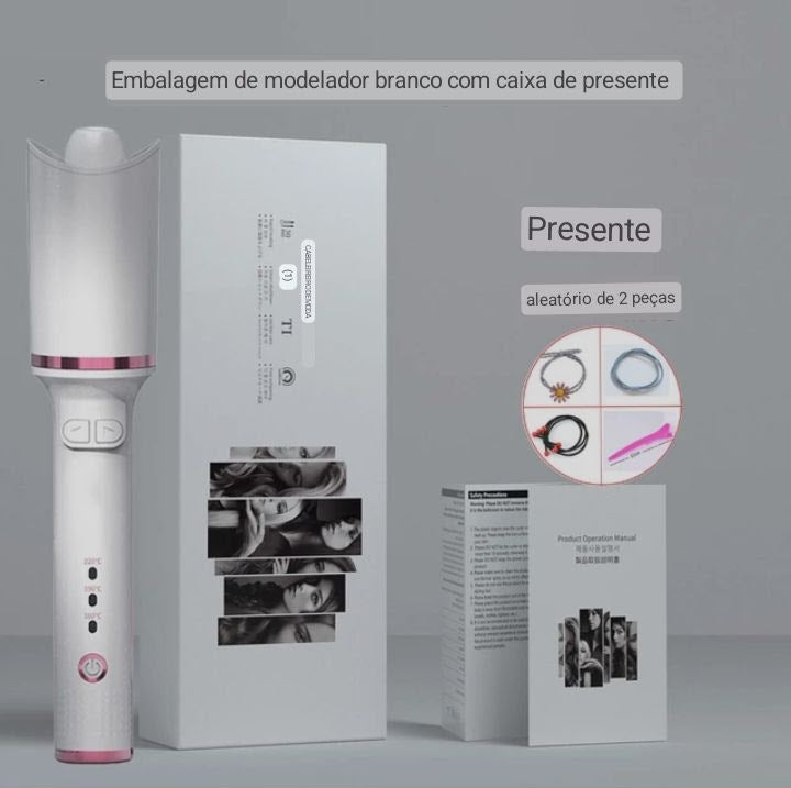 Modelador de cabelo para fazer cachos automático .