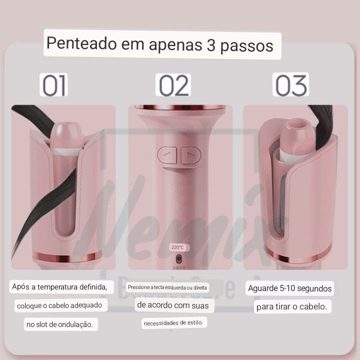 Modelador de cabelo para fazer cachos automático .