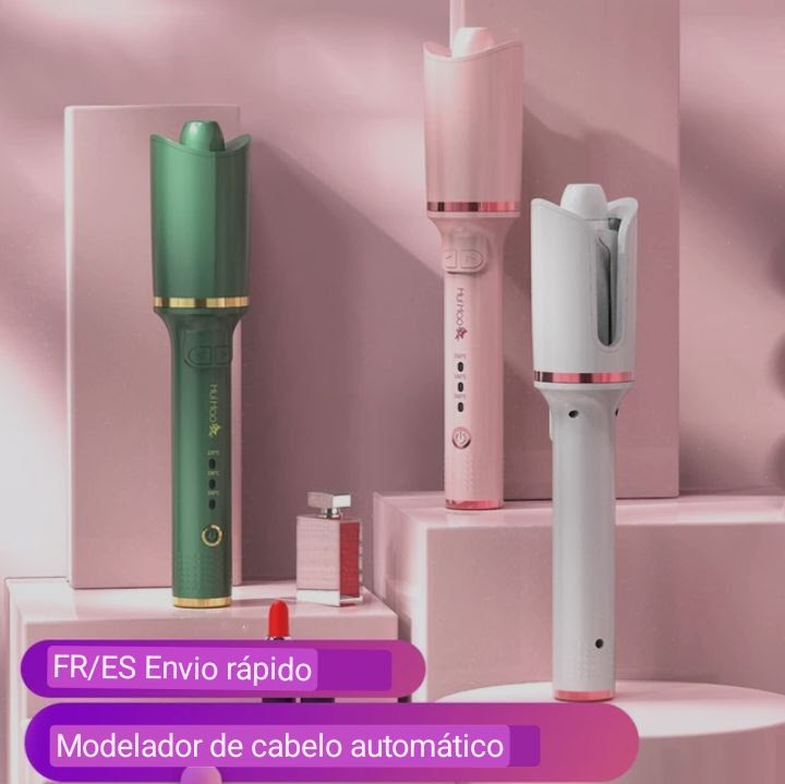 Modelador de cabelo para fazer cachos automático .