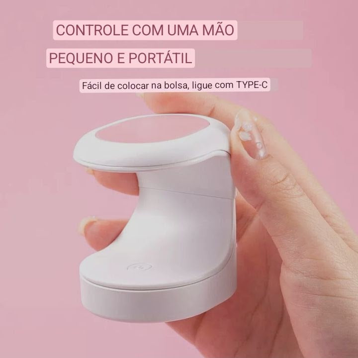 Mini secador de unhas lampada UV