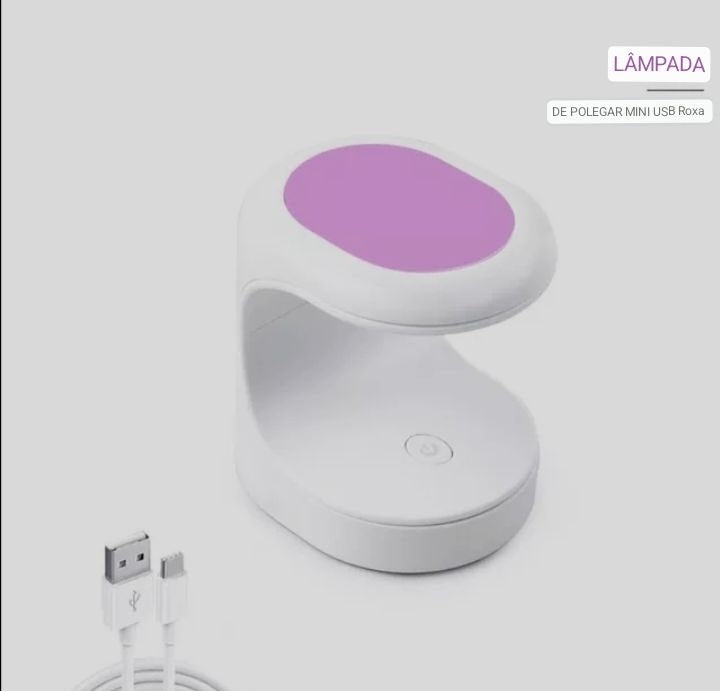 Mini secador de unhas lampada UV