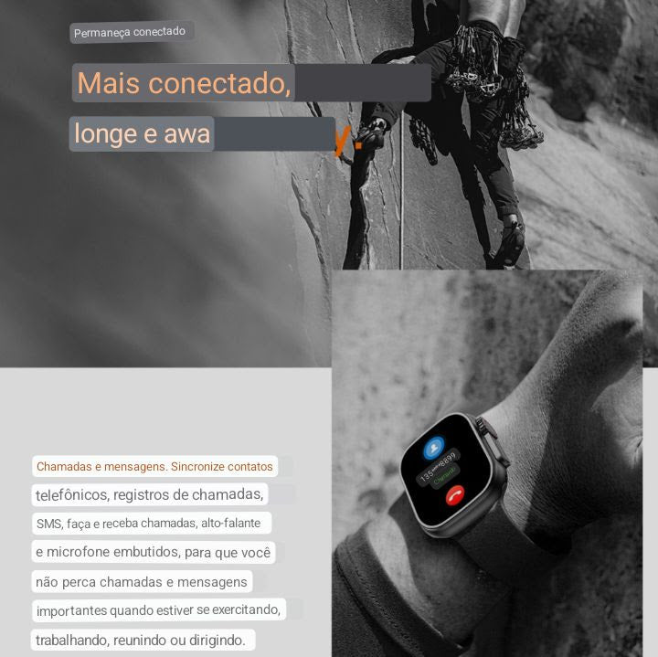 Smartwatch série 8 ultra