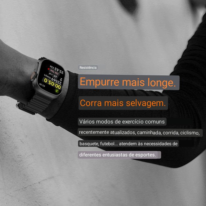 Smartwatch série 8 ultra