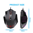 Redragon M908 Impact USB com fio RGB Mouse Gaming