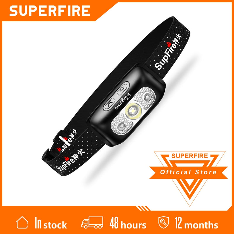 Melhor SupFire HL05 Mini Lanterna LED Com Sensor de Movimento USB Recarregável Para Acampamento Pesca Bicicleta (Lanterna)