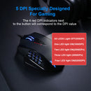 Redragon M908 Impact USB com fio RGB Mouse Gaming