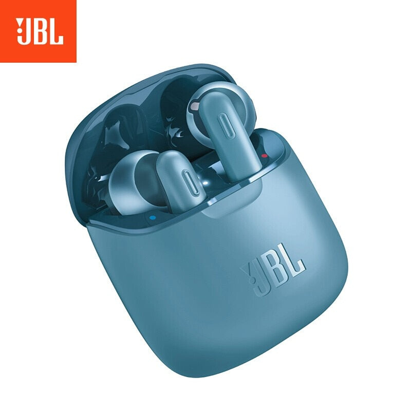JBL TUNE 220 TWS True Wireless Fones de Ouvido via Bluetooth  5.0 e Microfone.