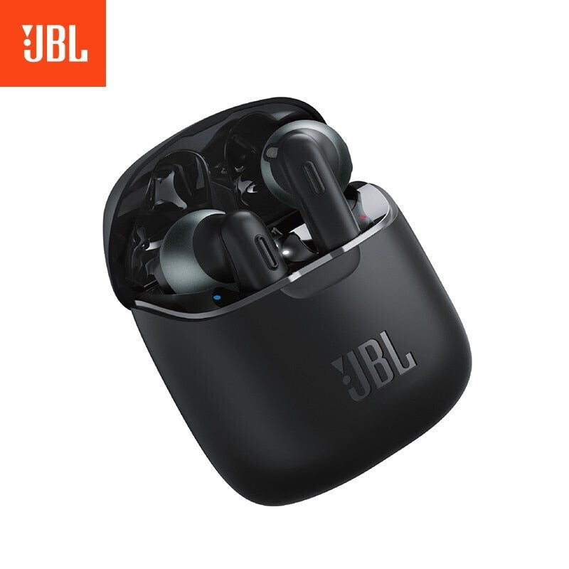 JBL TUNE 220 TWS True Wireless Fones de Ouvido via Bluetooth  5.0 e Microfone.