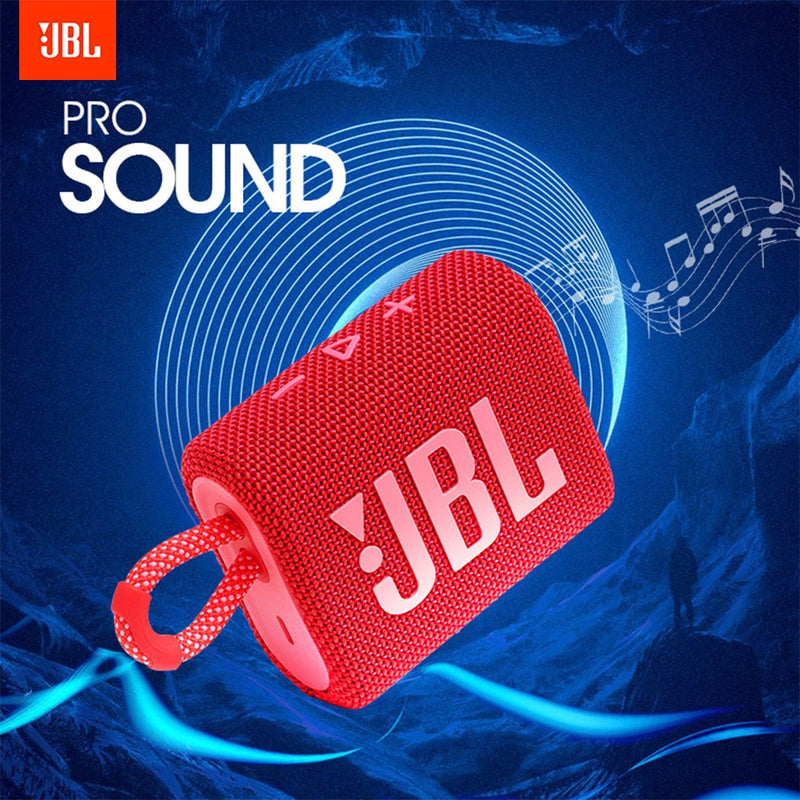 JBL GO 3 alto-falante sem fio Bluetooth subwoofer alto-falante externo à prova d'água
