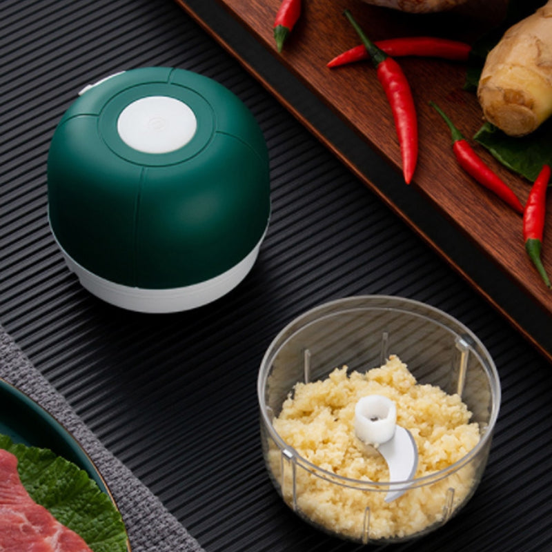 Mini Triturador de alimentos elétrico triturador de alho , moedor de carne, recarregável 250ml