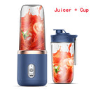 Mini liquidificador portátil  com 6 lâminas, pratico, carregamento via USB.