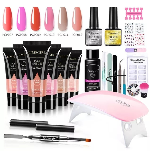 Kit de unhas para manicure completo