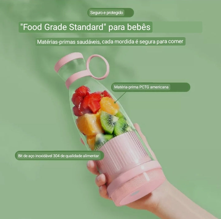 Mini Garrafa liquidificador portátil