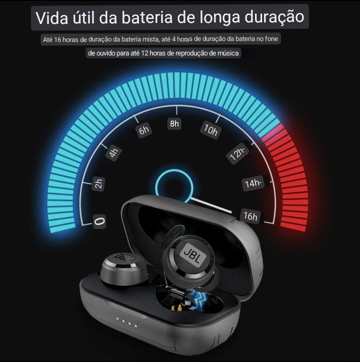 JBL T280 TWS fone de ouvido sem fio Bluetooth.