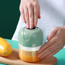 Mini Triturador de alimentos elétrico triturador de alho , moedor de carne, recarregável 250ml