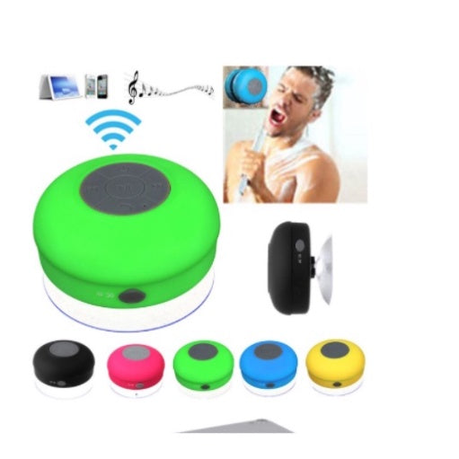 Mini caixinha de som, à prova d'água  para banheiro, via Bluetooth compatível para Android