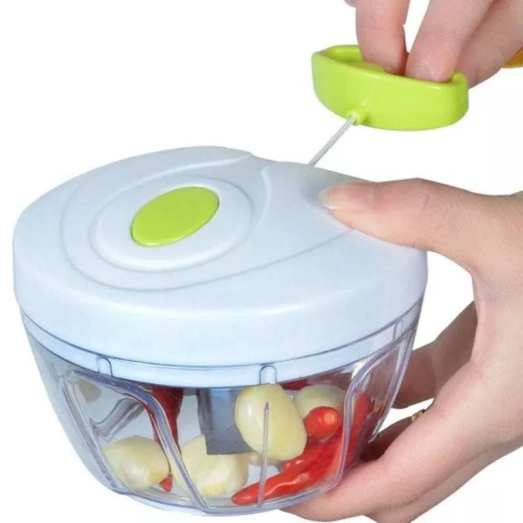 Processador e Triturador de Alimentos com 3 Lâminas - 500 ml - 2 Lâminas - 170 ml - CORES SORTIDAS