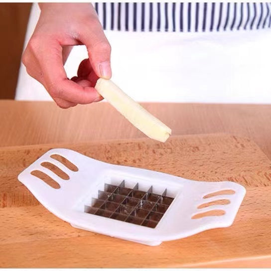 Cortador de batatas fritas e legumes, prática,  fácil.