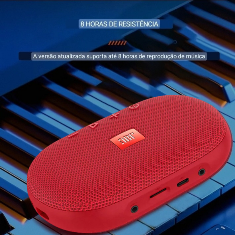 Caixa de som JBL TUNE 3 mini Bluetooth e rádio FM